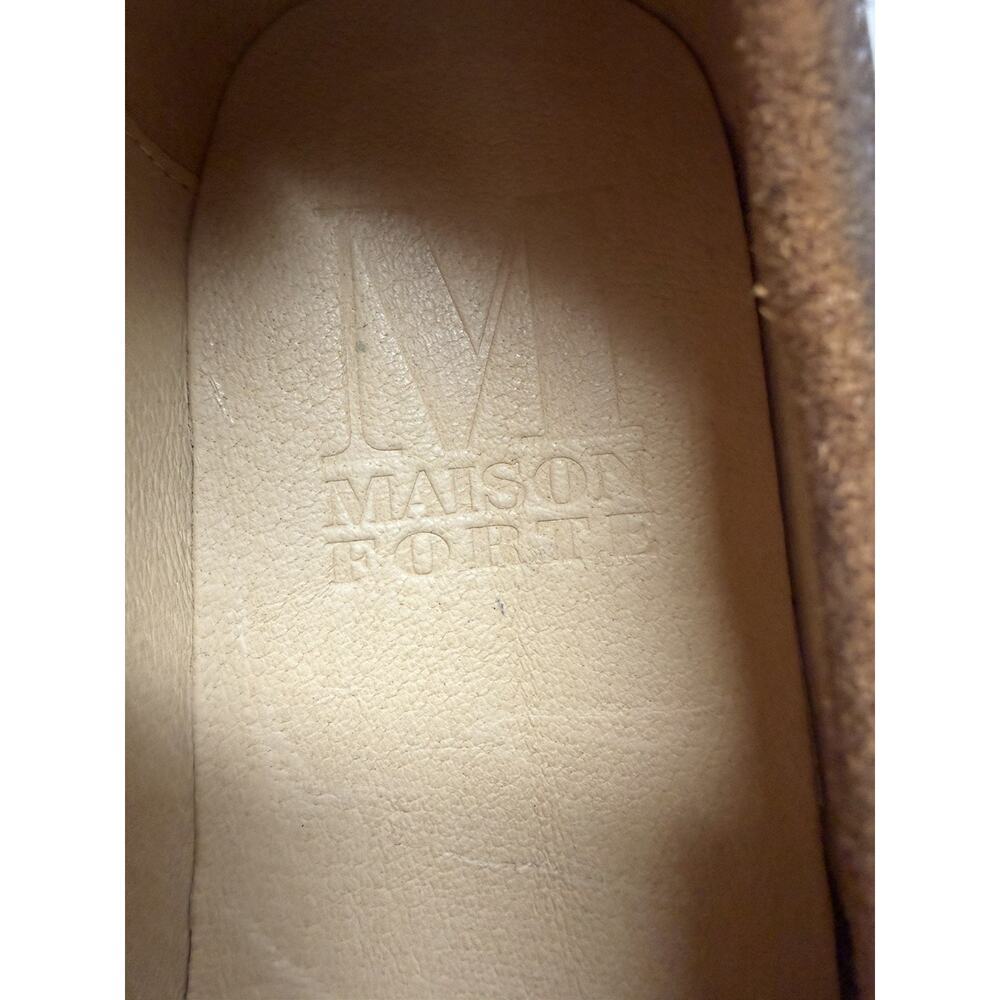Maison Forte Men’s Slip On Ombré Dark Brown Loafers Pointed Toe Size 10 NWOB - Picture 11 of 12